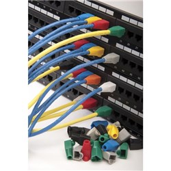 Platinum Tools RJ45 Boot 8.0mm Max OD Black for CAT6a- Single