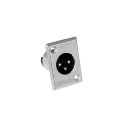 Amphenol Metal P Panel Mount Machined 3 Pin
