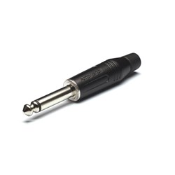 Amphenol 1/4 Inch Phone Plug  Mono  Black