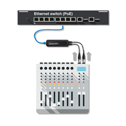 Dante AVIO Analog Input Adapter 2 Channel