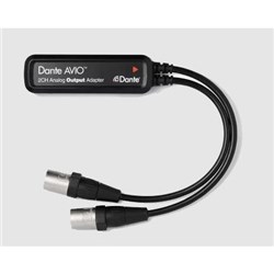 Dante AVIO Analog Output Adapter 2 Channel