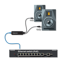 Dante AVIO Analog Output Adapter 2 Channel - for Live