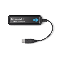 Dante AVIO USB IO Adapter 2x2 Channel
