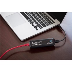 Dante AVIO USB-C Adapter 2x2 - for Live