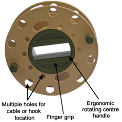 Ruslyn Pack Reel Cable Wheel - Green