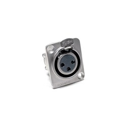 Amphenol Metal Panel 3 Socket