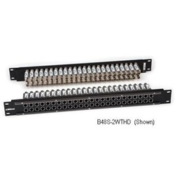 Bittree High-Bandwidth WECO Video Patchbay - 1x26 Patch Points 1 RU Non-Normalled Non-Terminating 3G SDI