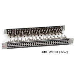 Bittree High-Bandwidth Mini-WECO Video Patchbay - 1x32 Patch Points 1 RU Non-Normalled With 75 Ohm Termination 3G SDI