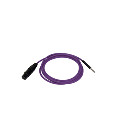 Bittree Bantam TT to Female XLR 110 Ohm Audio Patchcord 72 Inch (180 cm) Purple
