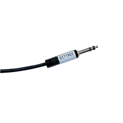 Bittree 1/4 Inch Long-Frame Patchcord 18 AWG 3-Conductor Tip/Ring/Sleeve 36 Inch (90 cm) Gray