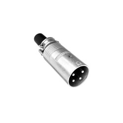 Amphenol EP Series Metal Shell Loudspeaker Cable Connector Male 5 Pole Nickel