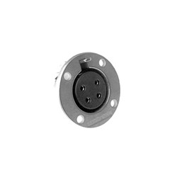 Amphenol EP Series Metal Shell Loudspeaker Chassis Mount Female 6 Pole Nickel