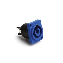 Amphenol Plastic Chassis Screw Blue 3 Pole