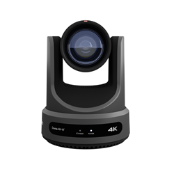 PTZOptics Link 4K USB2.0 Auto-Tracking 12X Opt Zoom Camera Featuring Dante AV-H Grey