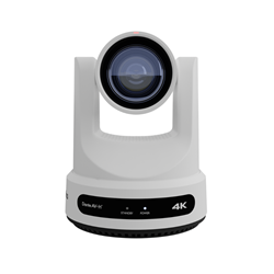 PTZOptics Link 4K USB2.0 Auto-Tracking 12X Opt Zoom Camera Featuring Dante AV-H White