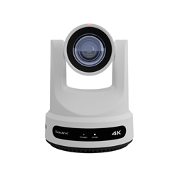 PTZOptics Link 4K USB2.0 Auto-Tracking 20X Opt Zoom Camera Featuring Dante AV-H White
