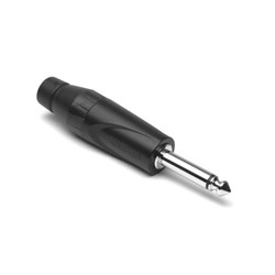 Amphenol 1/4 Inch Phone Plug Jumbo  Mono  Black