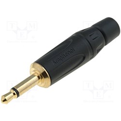 Amphenol K Series 3.5mm Phone Plugs  Mono  Black