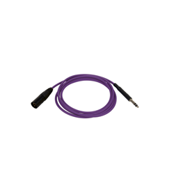 Bittree 1/4 Inch Long-Frame to Male XLR 110 Ohm Audio Patchcord 72 Inch (180 cm) Purple