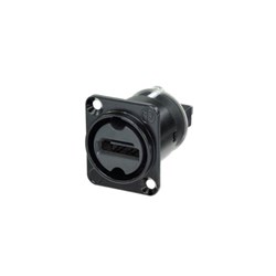 Neutrik D-size HDMI Receptacle  Black Shell