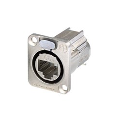 Neutrik D-Size Panel Receptacle Shielded IDC Termination Nickel Housing