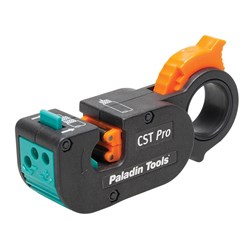 Paladin Tools CST Pro Coaxial Cable Stripper with Green Blade Cassette
