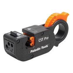 Paladin Tools CST Pro Coaxial Cable Stripper with Black Blade Cassette