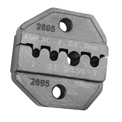 Paladin Tools Die Set for AMP SC Fiber Optic Cable 2.0 2.5 3.0 Blister