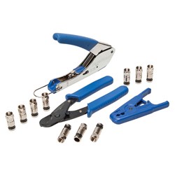Paladin Tools Datashark CATV F Compression Tool Kit