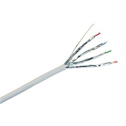 R&M Installation Cable Cat6A U/FTP 4P 650 MHz LSZH Grey 500m Reel