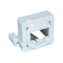 R&M Module Holder for Clipsal Faceplate White