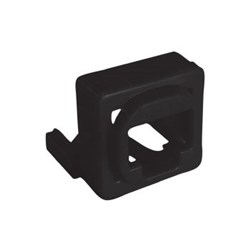 R&M Module Holder for Clipsal Faceplate - Black