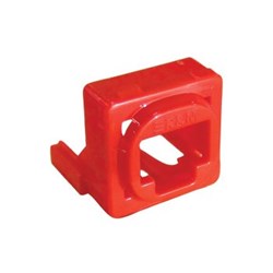 R&M Module Holder for Clipsal Faceplate Red