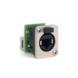 Amphenol XLRnet D Type Feedthrough Cat5E IP54