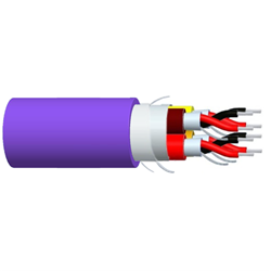 Roadworx RW120824 Digial Audio Cable AES - EBU 8-Pair Foil Screened Individually Jacketed 24AWG Violet - 300m Reel