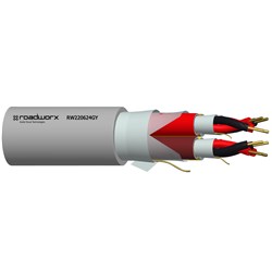 Roadworx RW220624 Analog Audio Snake 6 Pair 24AWG Grey 500m Reels