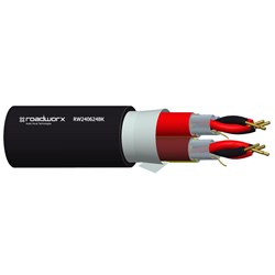 Roadworx RW240624 Analog Audio Snake 6 Pair Flexible 24AWG Black 500m Reels