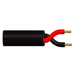 Roadworx RW530211 Speaker Cable 2 Conductor 11AWG (4.02mm) Black 300m Reels