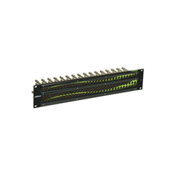Bittree 12G+ Mini-WECO Video Patchbay - 3x32 Patch Points 2 RU Non-Normalled Non-Terminating SDI 24 Ghz