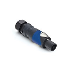 Amphenol SP Series Loudspeaker Cable Connector  Plug Metal Black  Screw  PG16  Strain Relief  4 Pole