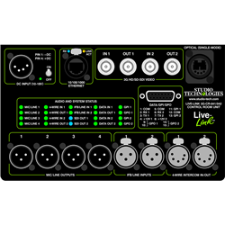 Studio Technologies Live-Link 04X Series - Control Room Unit - 4-Wire Intercom Rack-Ready - opticalCON Duo Optical Connectors