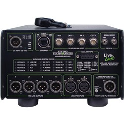 Studio Technologies Live-Link 04X Series - Control Room Unit - Party-Line Intercom - Portable - Two ST Optical Connectors