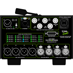 Studio Technologies Live-Link 06X Series - Control Room Unit - Portable - opticalCON Duo Optical Connector