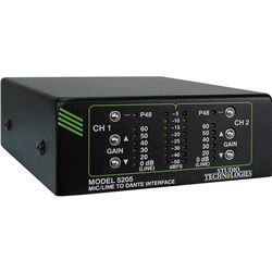 Studio Technologies Model 5205 Mic/Line to Dante Interface