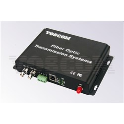 VOSCOM 1-Channel 3G-SDI to Fibre Converter with 1 Duplex Data and IP Ethernet