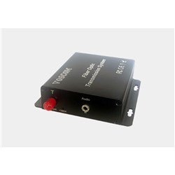 VOSCOM 1-Channel Simplex Stereo Audio over Fiber Converter with 3.5mm TRS Jack