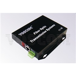 VOSCOM 2-Channel Duplex Contact Closure Fibre Optic Modem