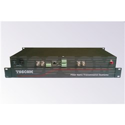 VOSCOM 2-Channel 3G-SDI and 2 Duplex Audio and 1 Duplex Data and 2 Simplex or 1 Duplex Contact Closure and IP Ethernet Fibre