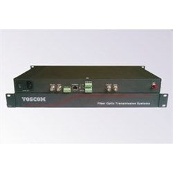VOSCOM 2-Channel 3G-SDI (19.4 Mbps - 2.97 Gbps) Fiber Transceiver with Audio and Data