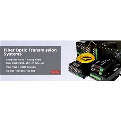 VOSCOM 4-Channel Duplex RS232 Serial Data Fibre Optic Modem